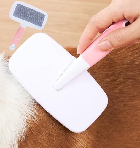 9PCS Small Animal Grooming Kit, Cleaning Brush Removes Loose Hair, Pet Bath Brush,Shampoo Brush, Nail Clipper, Flea Comb F...