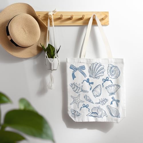 LZYRF FBB Ocaen Beachy Ocean Sea Fish Reusable Grocery Shopping Bag