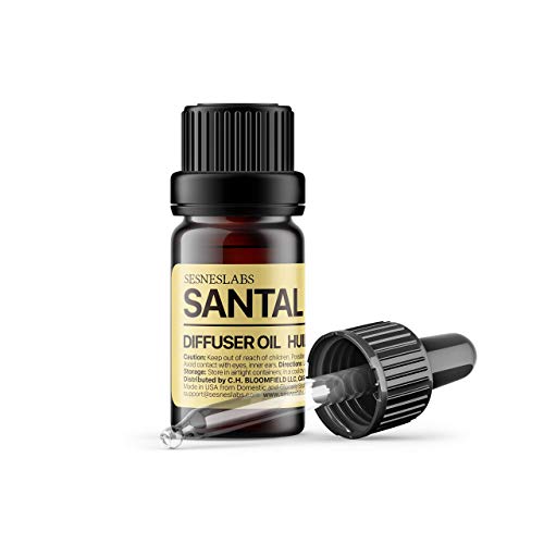 sesneslabs Santal Diffuser Oil, Niche Scent, Amber Coco Vanilla Cedar Sandalwood Musk Essential Oils Blend for Ultrasonic ...