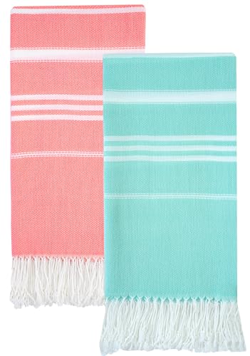 Antfuny 2 Packs Turkish Beach Towels Quick Dry Sand Free Oversized Bath Pool Swim Towel Extra Large XL Big Blanket Adult T...