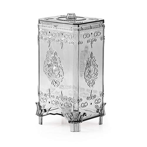 Modern Translucent Desktop Makeup Organizers Cosmetic Storage Cotton Pad Dispenser Container Holder Plastic Makeup Remover...