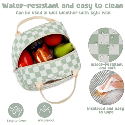 Bluboon Lunch Box for Women Cute Lunch Bag Reusable Insulated Lunch Bags Large Capacity Lunchbox Cooler for Work Picnic or...