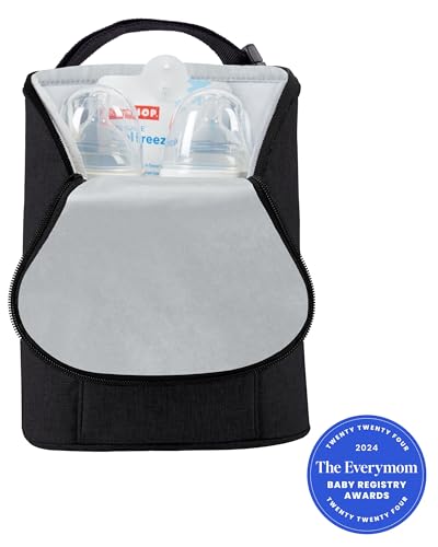 Skip Hop Baby Breastmilk Cooler Insulated Bottle Bag, Grab & Go, Chevron