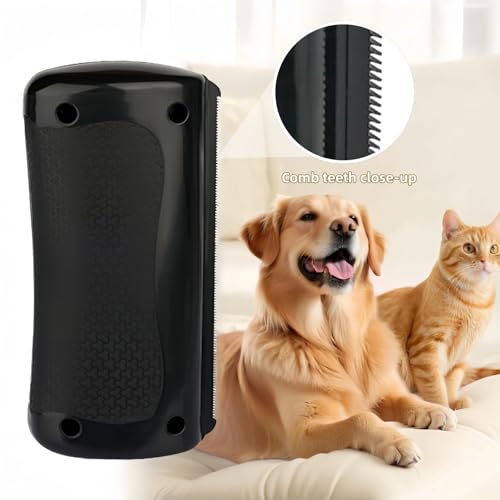 Silanit Deshedding Brush for Dogs, Cats, Horses - Removes Loose Hair, Dog Brush for Shedding, Pet Hair Removal Tool with E...