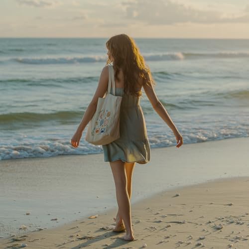 Rone168 Aesthetic Tote Bag for Women | Medium Size with Inner Pocket | Stylish & Practical