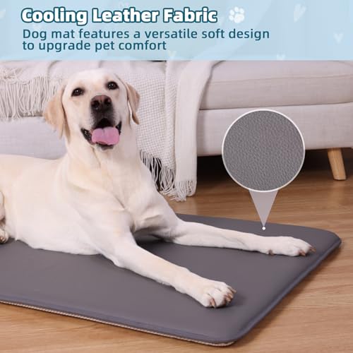 WAYIMPRESS Dog Crate Pad Mat, Waterproof Kennel Cage Mat, Outdoor Pet Bed for Medium Large Dogs, Pet Bed with High Resilie...