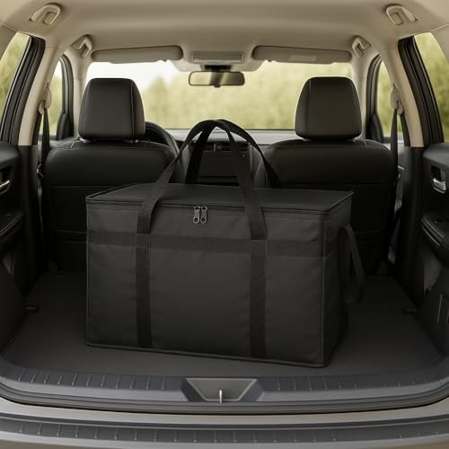 Bodaon 2-Pack Insulated Food Delivery Bag, XXXL Grocery Shopping/Catering/Pizza Cooler Bags, Rideshare Delivery Bag, Cold/...