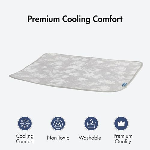 Spark Paws Cooling Mat for Dogs - Self Cooling Dog Mat & Pet Cooling Pad for Large, Medium & Small Dogs - Non-Toxic, Non-G...