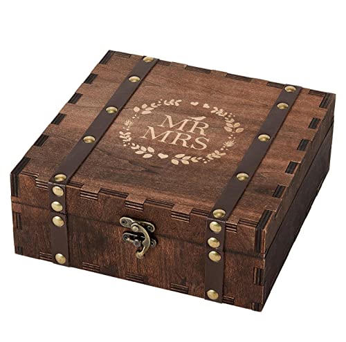AW BRIDAL Mr and Mrs Wedding Keepsake Box for Couples, Bridal Shower Gifts for Bride to Be, 2026 Engagement Gift for Newly...