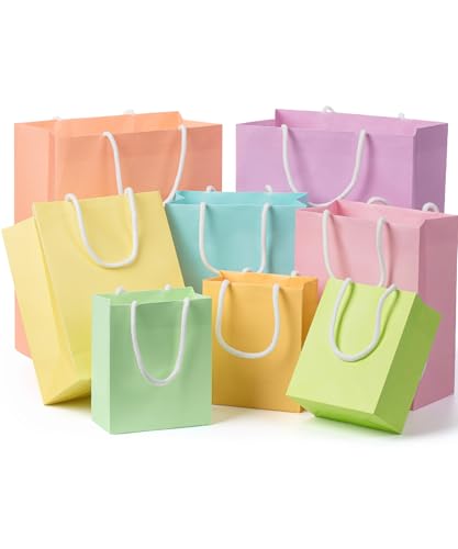 Mr. Pen- Paper Gift Bags with Handles, Assorted Sizes, 8 Pack, Ideal for Gifts, Weddings, Baby Showers, Birthdays, Shoppin...