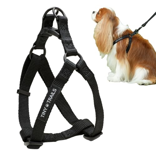 Tiny Trails Step-in Dog Harness for Medium Sized Breeds Adjustable No-Pull Soft Vest, Secure, Lightweight & Comfortable Pr...