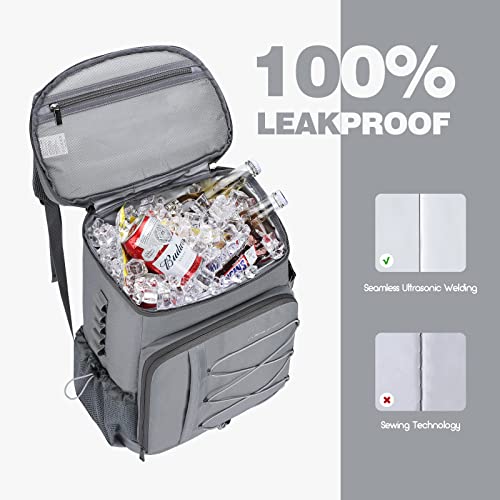 Maelstrom Cooler Backpack - 35/50 Can Insulated Soft Cooler Lunch Bag for Camping, Beach, Hiking & Shopping