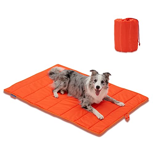 BDEUS Travel Dog Bed, Outdooor Camping Pet Mat, Portable Place Mat with Handle, Easy to Clean, Waterproof & Portable and O...