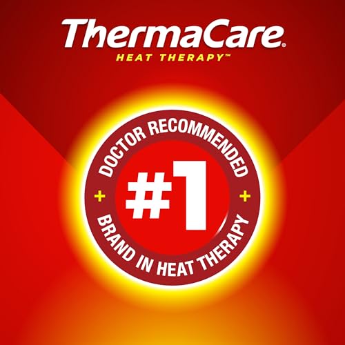 ThermaCare Menstrual Heating Pads - Portable, Adhesive HeatWraps for Period Cramps & Backache Relief - Discreet, Cord-Free...