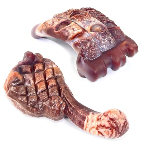 Fuufome Dog Chew Toys for Aggressive Chewers：2 Pack Indestructible Dog Toy for Large Breed- Tough Nylon Teething Bone Toy ...