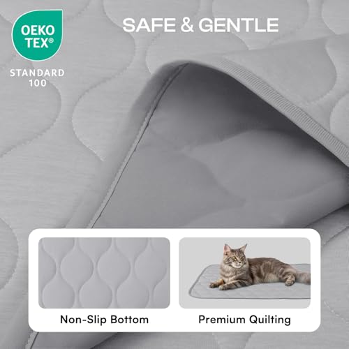 Luciphia Waterproof Cooling Mat for Dogs Couch Cover Q-MAX>0.5, Leakproof Pet Pad Non-Slip Throw Blanket for Cat Puppy Cra...