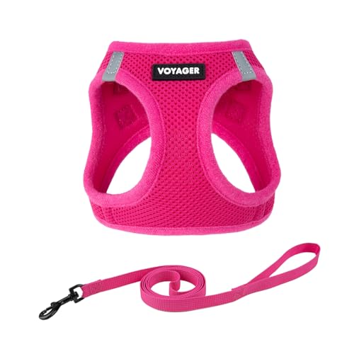 Voyager Step-in Pet Harness - All Weather Mesh, Adjustable Step in Harness for Cats and Dogs by Best Pet Supplies - 307S F...