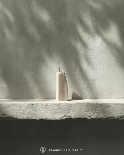 LAWA Downhill Candle - Beautiful Handmade Pillar Scented Soy Wax Elegant Aesthetic Candle Housewarming Gift Home Room Shel...
