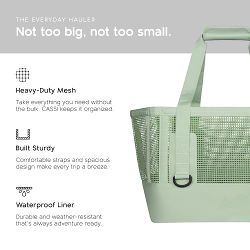 MISSION Boat Gear CASSI Heavy-Duty Outdoor Tote and Waterproof Marine-Grade Mesh Boat Bags
