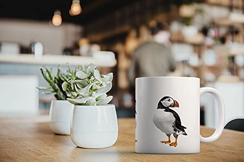 MUGBREW Atlantic Puffin Birds Ceramic Coffee Gift Mug Tea Cup, 11 OZ