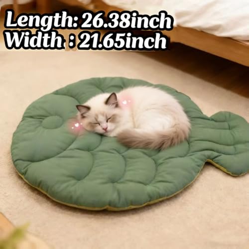 Zabplox Cooling Cat Bed, Breathable Summer Mat for Kittens & Cats, Machine-Washable Cushion Calming Bed for Persian, Siame...