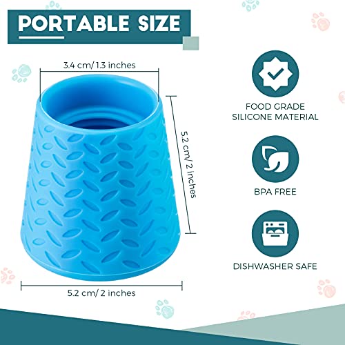 3 Pieces Portable Outdoor Shower for Dogs, Bottle Attachment Outdoor Water Sprayer Accessory, Works with Most Plastic Wate...