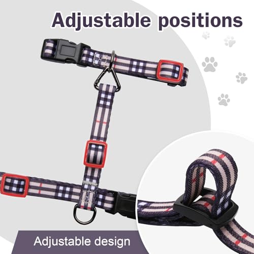 Hikiko Cat Harness and Leash Set Escape Proof Adjustable Walking Travel Soft Kitten Harness for Small Medium Large Cats (K...