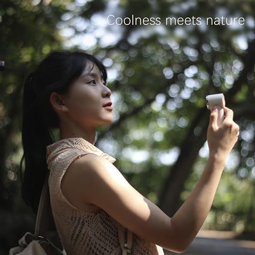 DUILOG iFan, Portable Mini Handheld Fan, Personal Small Turbo Fans Rechargeable for Travel - Purple