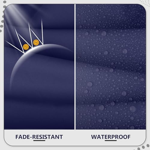 Cethytirko 14 Piece Outdoor Patio Waterproof Cushion Covers, Fits 6-Seat Wicker Rattan Sectional Couch Chair Furniture Cov...