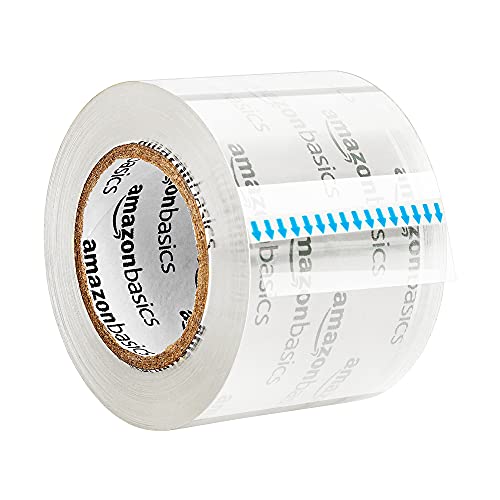 Amazon Basics Heavy Duty Packaging Tape with Dispenser for Shipping, Sealing Boxes, Moving and Storing, 1.88" x 22.2 yds, ...