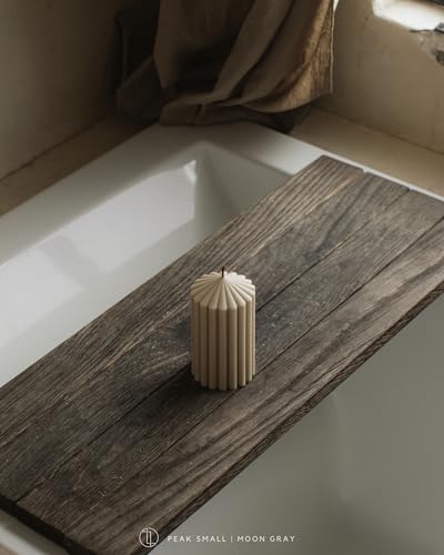 LAWA Ribbed Peak Pillar Candle - Large Beautiful Handmade Pillar Scented Soy Wax Candle Elegant Bubble Aesthetic Candle Ho...