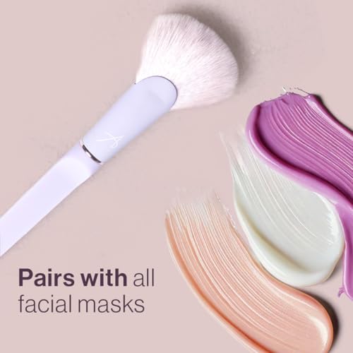 Anisa Beauty Fan Mask Brush | Facial Skincare Brush For Face Masks, Serums & Gels | Soft Vegan Fibers for Smooth, Mess-Fre...