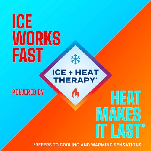 Icy Hot Original Pain Relief Patch, XL Size Comfortable Fabric Patches with Menthol 5%, Ice and Heat Contrast Therapy for ...