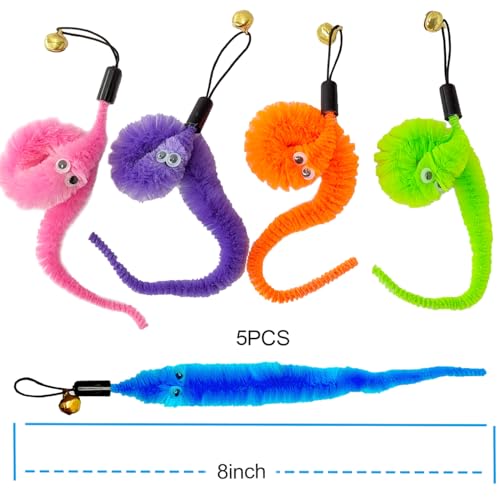 ZPH Cat Toys Interactive for Indoor Cats,2PCS Retractable Cat Wand,9PCS Teaser Toys&1PCS Hanging Door Lure Kitten Toy,Inte...