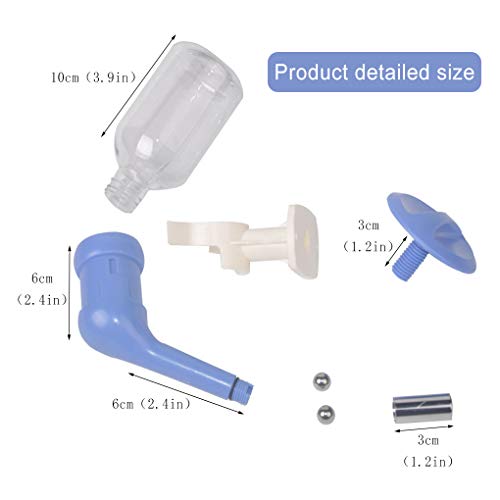 Andiker Dog Water Bottle for Crate, No-drip 350ml Dog Water Dispenser Adjustable and Detachable Installed on the Kennel Ca...