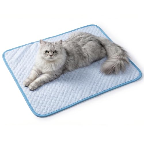Fhodigogo Cooling Mat Pad for Dogs Cats Ice Silk Cooling Bed for Dogs Ice Bed for Cats Pet Mats for Cats Bed Dog Pad Pupy ...