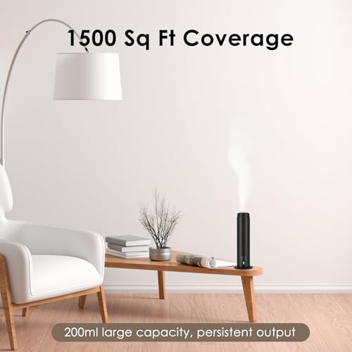 Waterless Scent Essential Oil Diffuser for Hotel,Whole House,Large Room, Office，Home，200ML Large Capacity, Covering 1500 S...