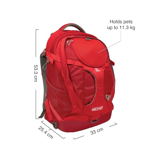 Kurgo G-Train Dog Carrier Backpack - Comfortable Travel Bag for Pets Up to 25 lbs - Waterproof Bottom - Multi-Compartment ...