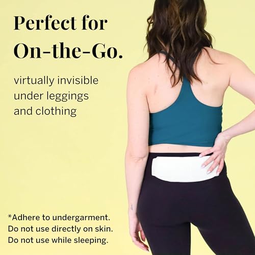 Pixie Large Period Cramps Menstrual Pain Relief Heat Patches for Feminine Care - Lower Abdominal & Back Ache Therapy - Up ...