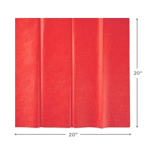 Hallmark Red and Green Bulk Tissue Paper for Gift Wrapping (100 Sheets) for Gift Bags, Christmas Presents, Holiday Crafts ...