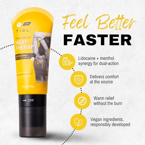 TIDL - Pain Relief Roll On - Fast-Acting Relief on Lower Back, Knee, Neck, Joint & Nerve Pain - Works for Post Workout, Sp...