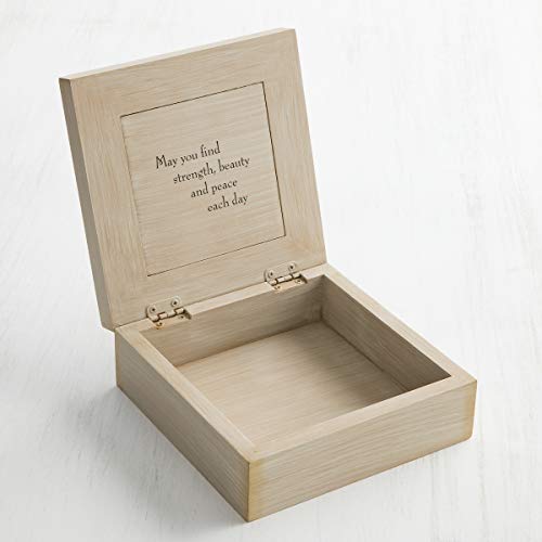 Willow Tree a tree, a prayer Memory Box, May you find strength, beauty and peace each day, Sculpted Angel, Message of Love...