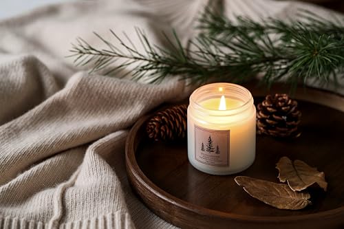 Scented Candle Gift Set for Women, Pet-Friendly 6-Pack Soy Wax Candles, 10% Essential Oils, Quick Diffusion, Long-Lasting ...