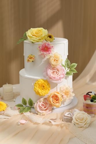 RUIDKUN Artificial Flower Assortment for DIY Centerpiece Arrangement Wedding Hand Bouquet Flower Bouquet Centerpiece Arran...