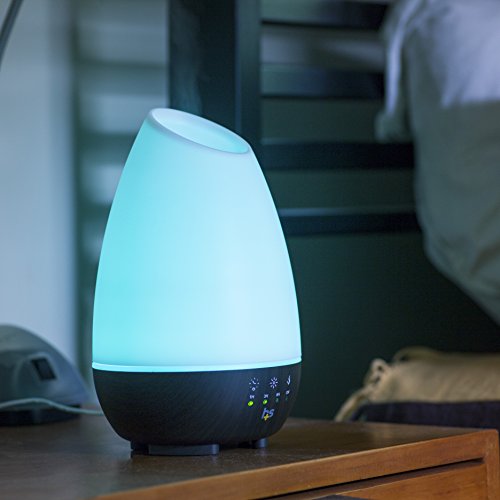 HealthSmart 500ML Essential Oil Diffuser for Large Rooms, Cool Mist Humidifier and Aromatherapy Diffuser, Adjustable Time...