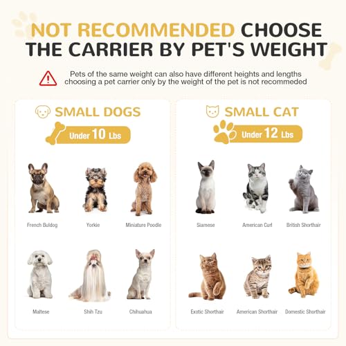 Lekereise Top-Expandable Pet Carrier 17x11x9.5 Inch Alaska Hawaiian Airline Approved Soft Sided Underseat to 12lbs Travel ...