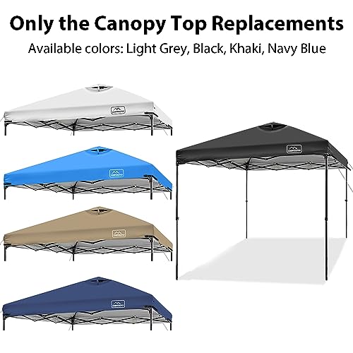KAMPKEEPER Replacement Top Pop Up Canopy Tent Cover Roof with Air Vent and Adjustable Elastic Strap, Polyester UV Waterpro...