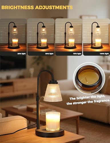 Candle Warmer Lamp with Timer Dimmer, Birthday Gifts for Mom Women Friend Sister, House Warming Gifts, Wax Melt Warmer, Of...