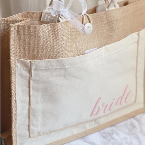 ZOOFOX 6 Pack Jute Tote Bags, 16.5"x 13"x 7" Large Burlap Tote Bag with Handles, Beach Bag for Women, Grocery Bridesmaid B...