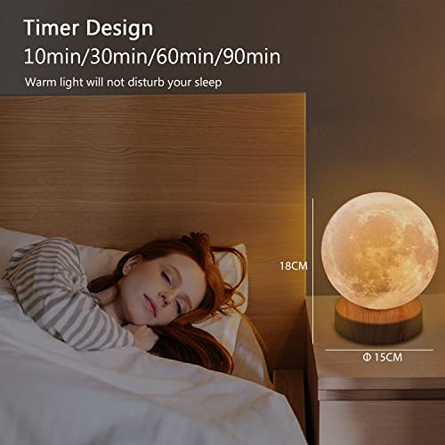 Light Therapy Lamp 10000 Lux, Happy Sunlight Lamps UV-Free with 3 Color Temperatures, Adjustable Brightness,Timer & Memory...